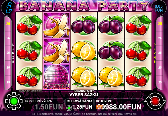 Online automat Banana Party