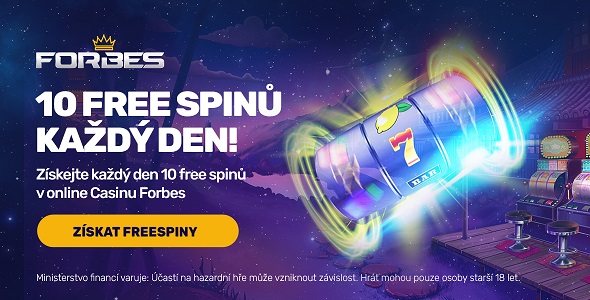 Forbes casino - každý den free spiny.