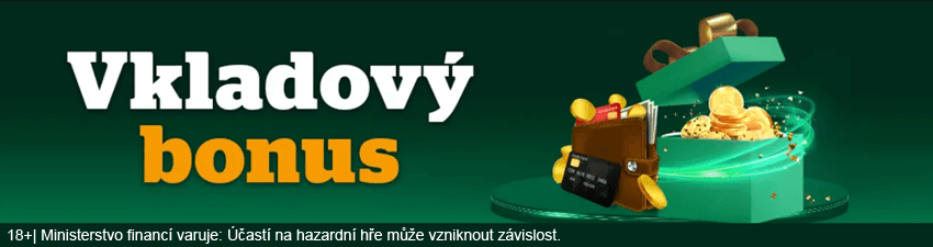 Chance vkladový bonus až 25&nbsp;000&nbsp;Kč může získat každý nový hráč