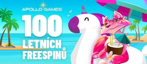 Získejte až 100 letních free spinů v casinu Apollo Games.