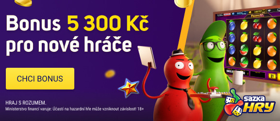 Registrujte se u Sazka Her a získejte bonus zdarma 300 Kč