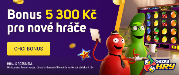 Registrujte se u Sazka Her a získejte bonus zdarma 300 Kč