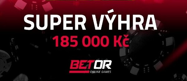 Velká výhra na automatu v online casinu Betor