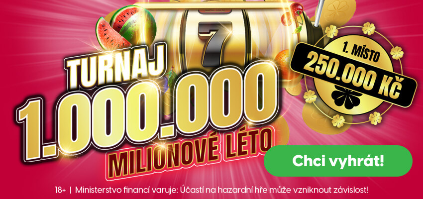 Milionové léto v casinu LuckyBet - Nepropásněte turnaj o 1.000.000 Kč