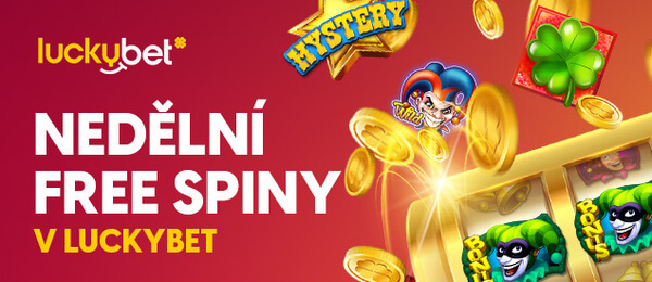 Nepropásněte nedělní free spiny v LuckyBet casinu