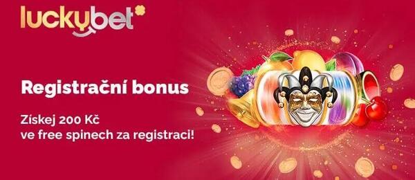 LuckyBet bonus za registraci