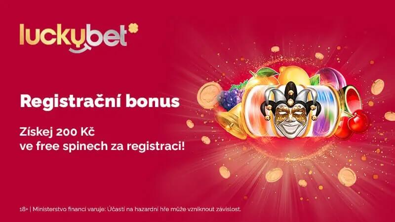 LuckyBet bonus za registraci