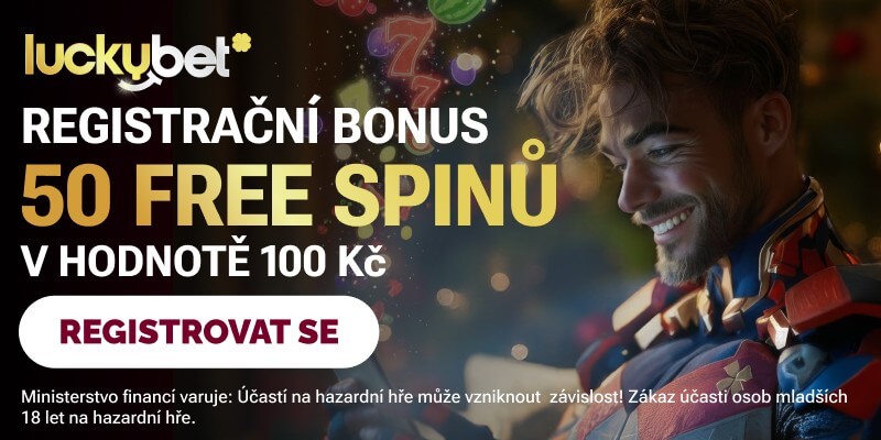 LuckyBet registrační bonus