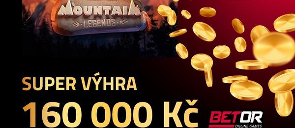 Automat Mountain Legends přinesl u Betoru výhru jako hora