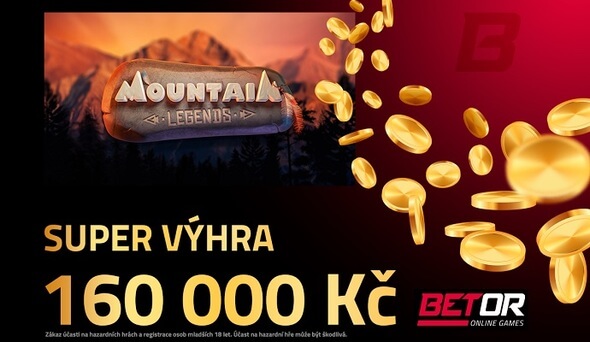 Automat Mountain Legends přinesl u Betoru výhru jako hora