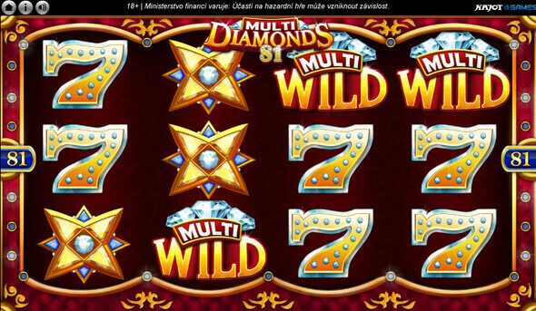 Zahrajte si Kajot Games automat Multi Diamonds 81 u Betoru