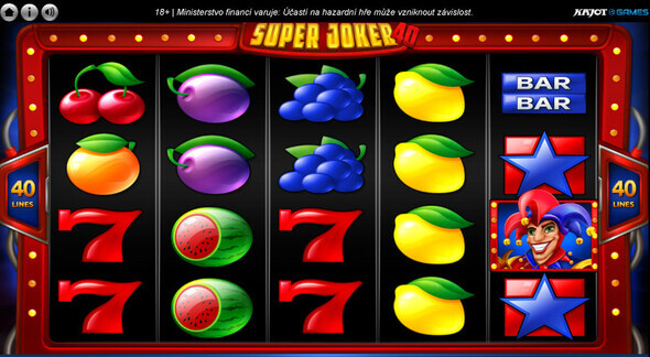 Vyzkoušejte Kajot Games automat Super Joker 40 u Betoru
