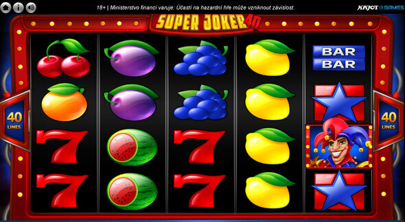 Vyzkoušejte Kajot Games automat Super Joker 40 u Betoru