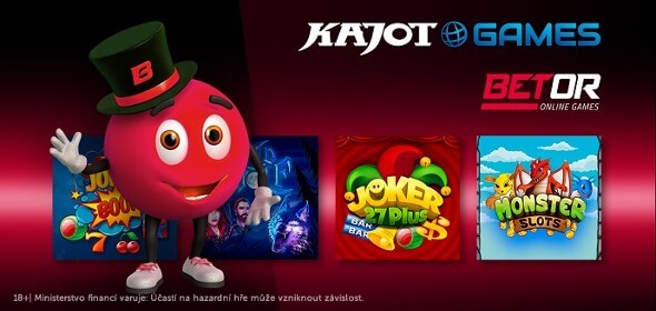 Nejoblíbenější Kajot automaty v casinu Betor