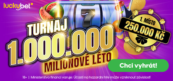 Milionové léto v LuckyBet - zahrajete si další turnaj o milion?