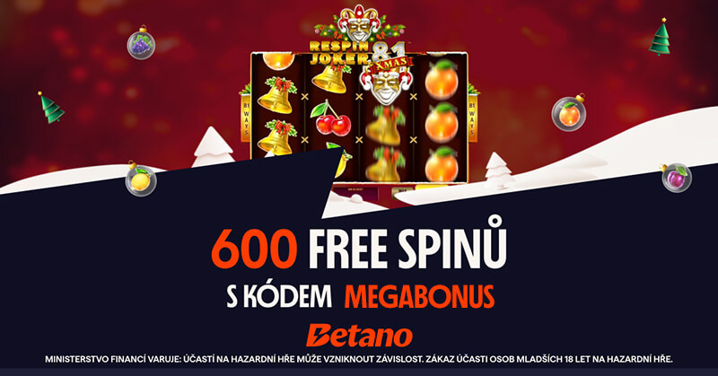 Vánoční bonus Betano: free spiny za registraci s&nbsp;promo kódem