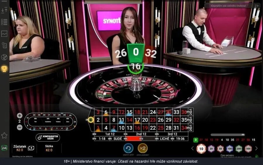 SYNOT Interactive live casino