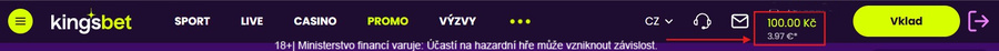 Bonus 10 eur za registraci