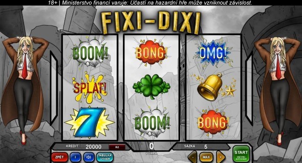 FIXI - DIXI: výherní automat s bonusem zdarma u Fortuny