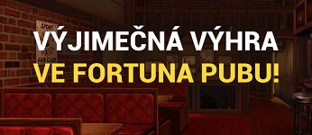 Fortuna Pub spinem za 2 Kč vyplatil jackpot 441 350 Kč!