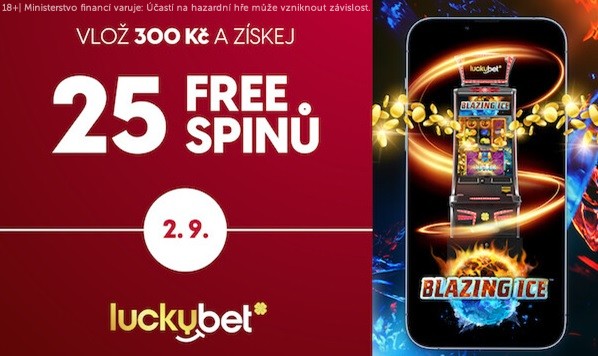 Získejte 25 free spinů za vklad