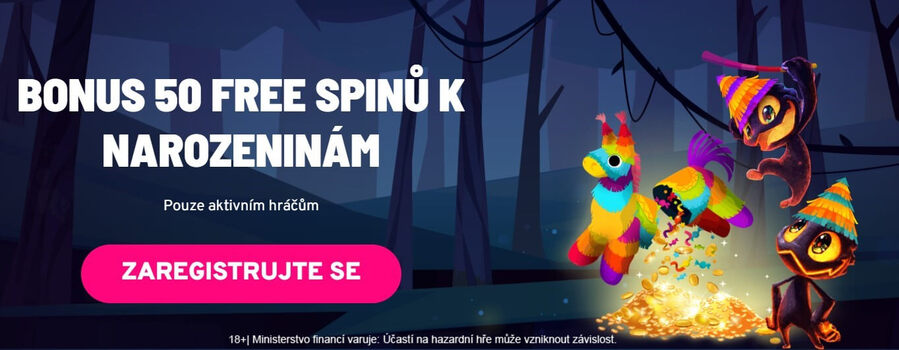 Apollo Games: free spiny k narozeninám