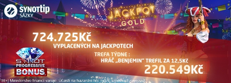 Říjnový den v casinu SYNOT TIP se nesl ve znamení jackpotů