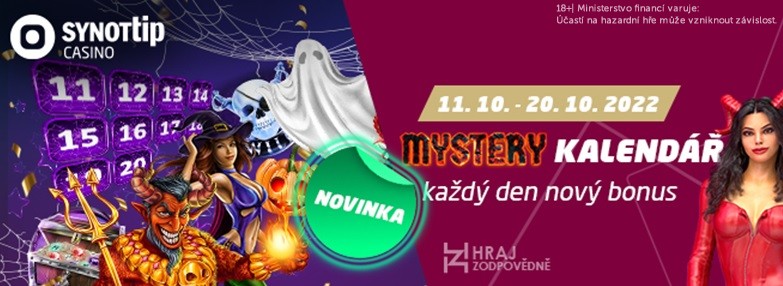 SYNOT TIP spustil MYSTERY kalendář plný free spinů pro každého