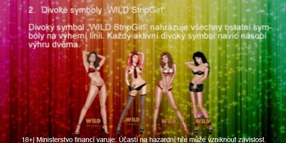 Wild symbol ve hře Strip Bar 81