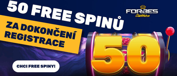 V online casinu Forbes získáte za svou registraci bonus v podobě 50 free spinů. 