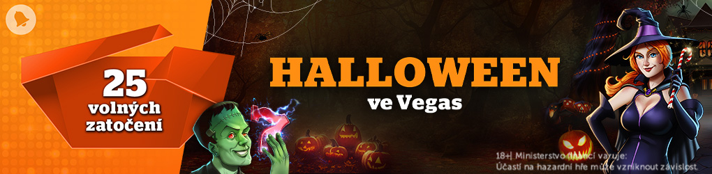 Halloween ve Vegas přinese každému hráči 50 free spinů