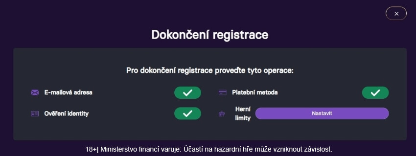 Grandwin – dokončení registrace 2025