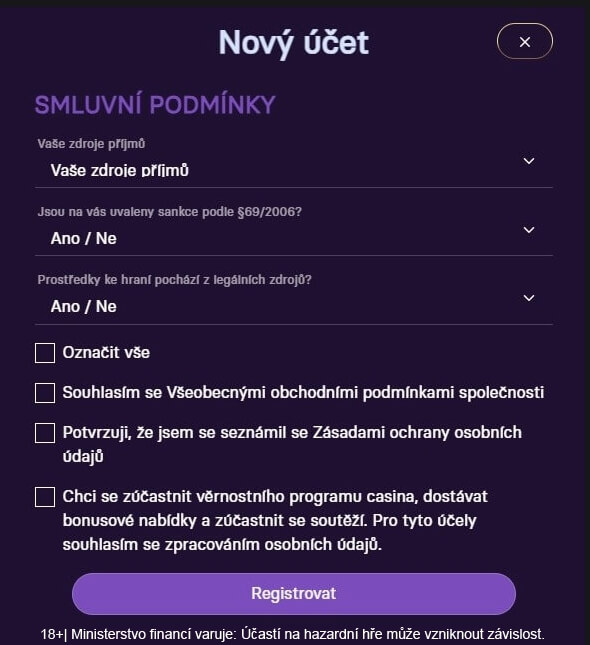 Grandwin – smluvní podmínky 2025
