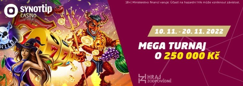 Zúčastnit se můžete i MEGA turnaje s prize-poolem 250 000 Kč
