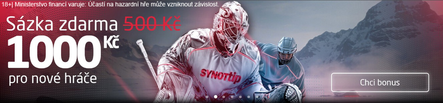 Získejte navýšený SYNOT TIP bonus