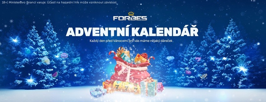 Adventní kalendář v online casinu Forbes
