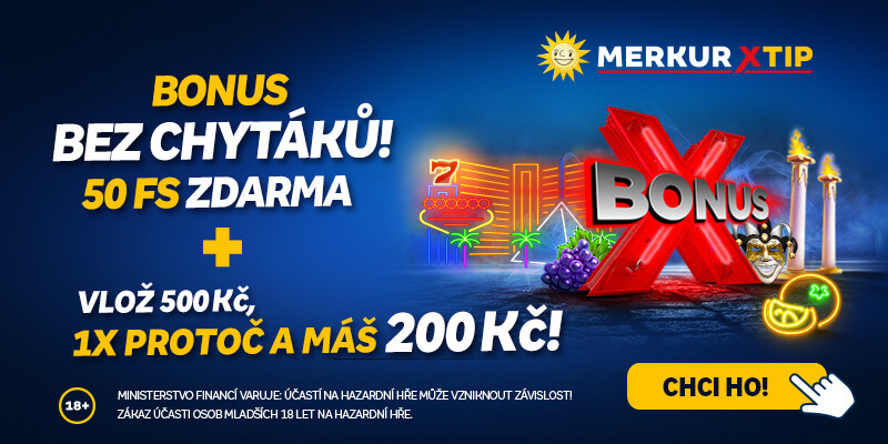 Klikněte TADY a získejte uvítací bonusy v casinu MerkurXtip
