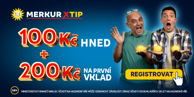 Klikněte ZDE a získejte uvítací bonusy v casinu MerkurXtip
