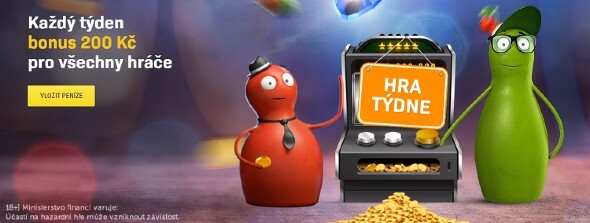 Sazka.cz bonusový kód na hru týdne