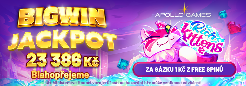 Jackpot za free spiny z adventního kalendáře