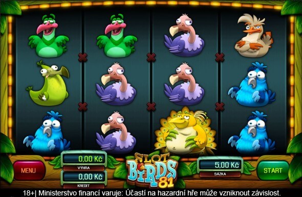 Hrací automat Slot Birds 81 od výrobce Apollo Games