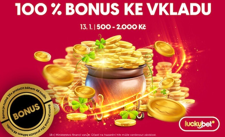 Získejte bonus ke vkladu v online casinu LuckyBet