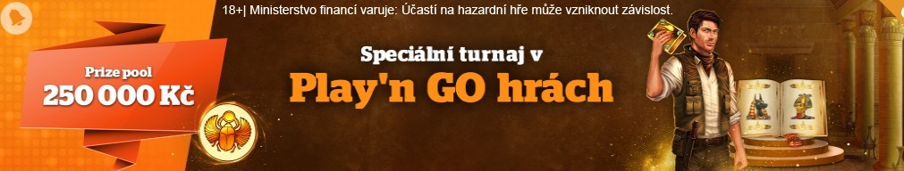 Speciální turnaj na Play'n GO hrách v casinu Chance