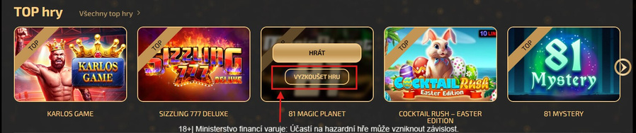Magic Planet demo režim
