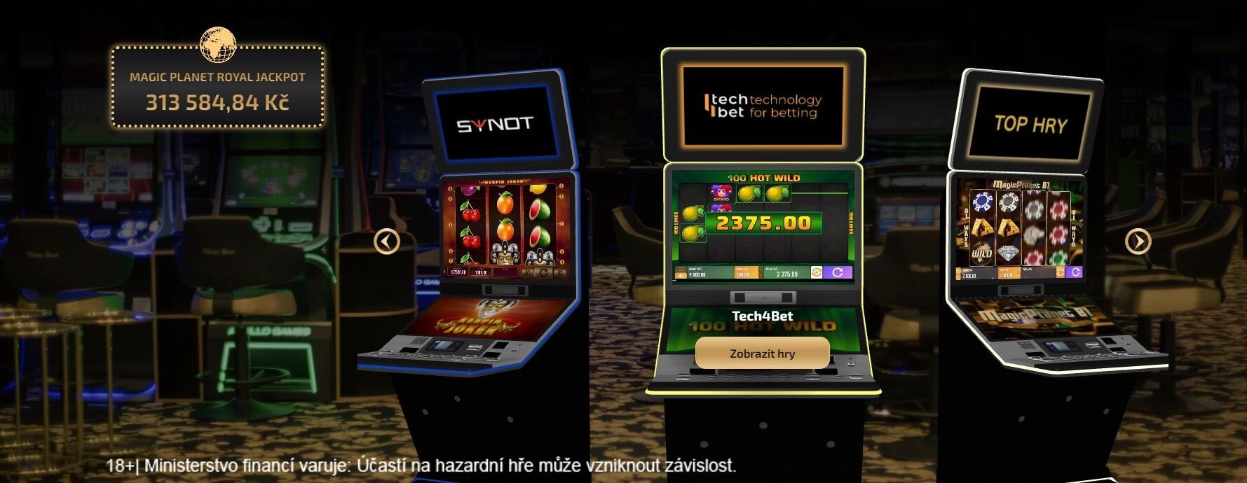 Royal Jackpot v MagicPlanet.cz casinu