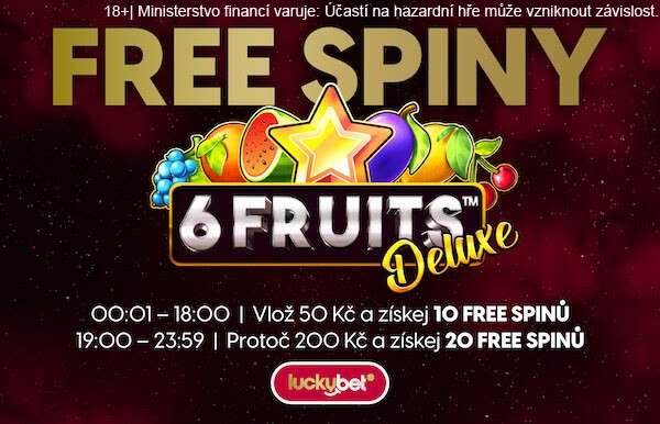 Přijďte si pro 30 free spinů do hry 6 Fruits Deluxe