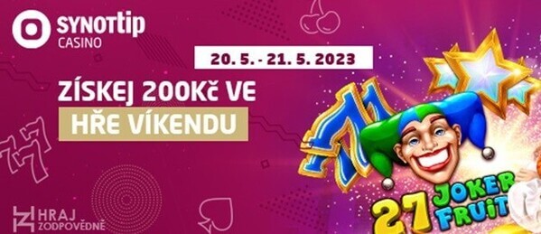 Joker Fruit 27 SYNOT TIP hra víkendu