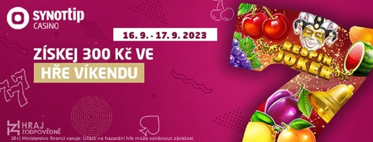 Respin Joker - Hra víkendu u SYNOT TIPu