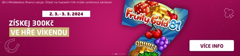 SYNOT TIP Hra víkendu Fruity Gold 81