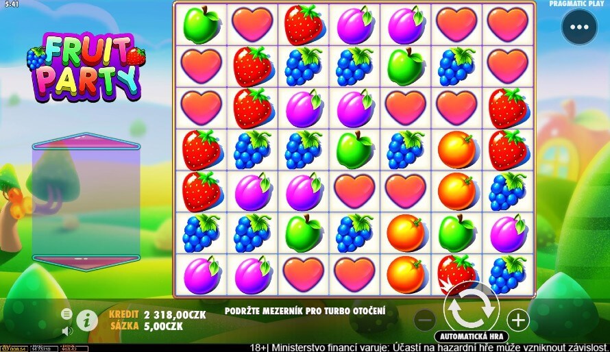 Online slot Fruit Party – s bonusem zdarma
